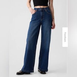 High Rise Stride Wide-Leg Jeans // NWT // 00R